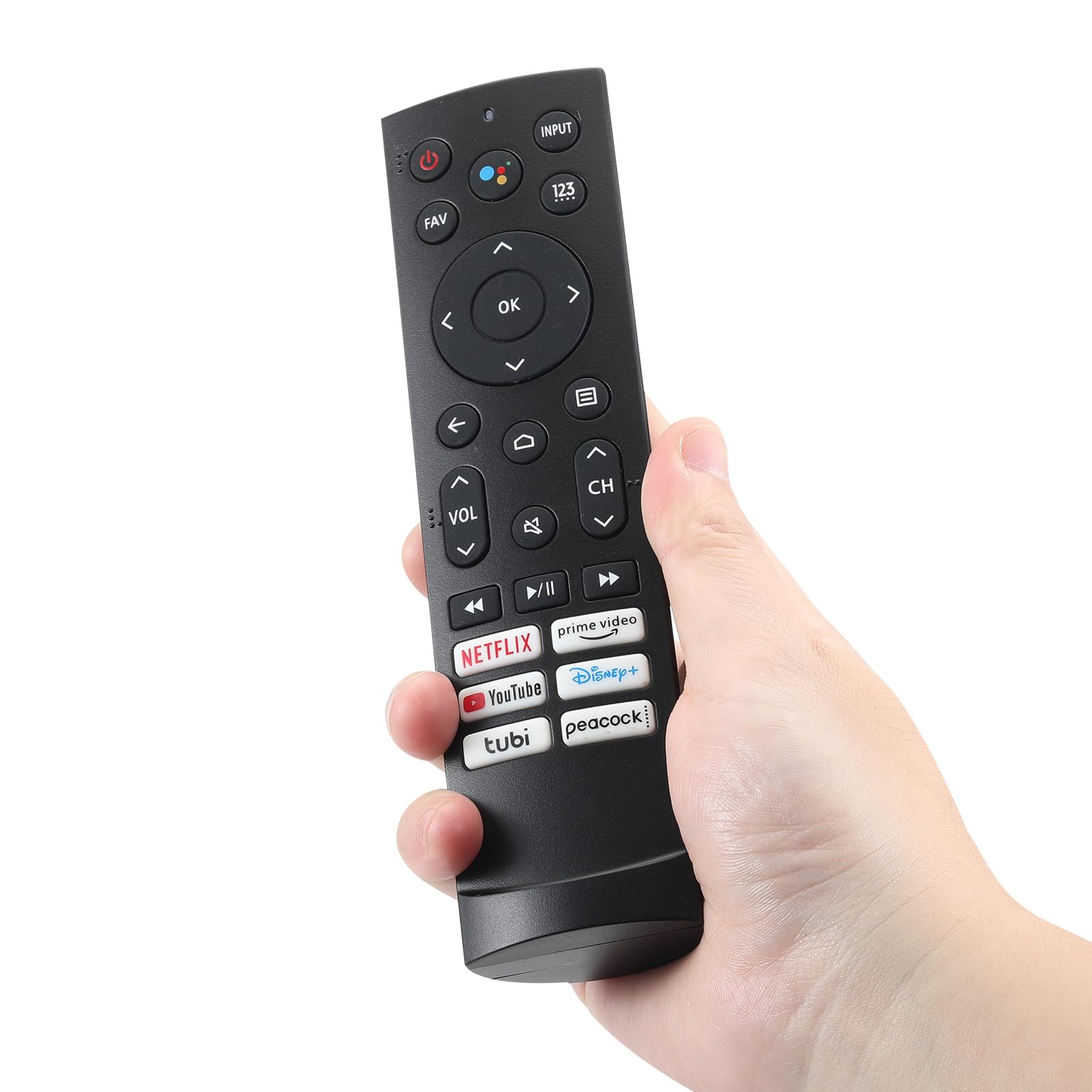 Universal Remote Control Compatible with Hisense Google Smart TV Remote Control Replacement