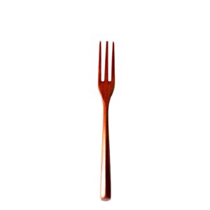 zoci triangular handle wooden spoon fork set dessert wooden spoon wooden fork portable spoon fork