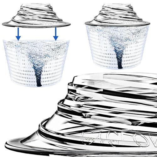 The Skimmie Cyclone - Turbocharges Pool Skimmer Water Flow - Improves Pool Surface Cleaning & Debris Removal - Pool Accessories & Pool Skimmer 7" Funnel Design Works with Any Pool Water Level