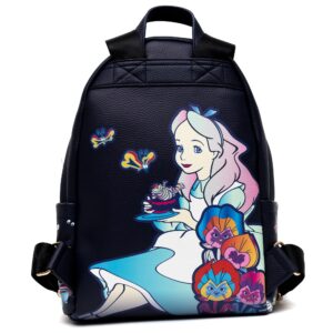 Wondapop Disney Alice in Wonderland 12" Vegan Leather Mini Backpack