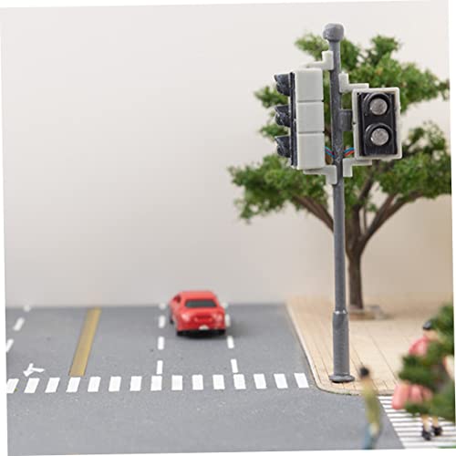 Model Train Lights Simulation Traffic Lamp Luminous Signal Light Model Sand Table Decoration Mini Simulation Light Model Mini House Supply Mini Signal Light Model Scene Decor