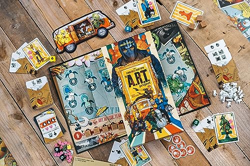 The A.R.T. Project | Cooperative Strategy Board Game | Card Drafting, Zone of Control Game | Coop and Solo Play for Adults and Teens | Ages 12+ | 1-6 Players | 45 Minute Play Time