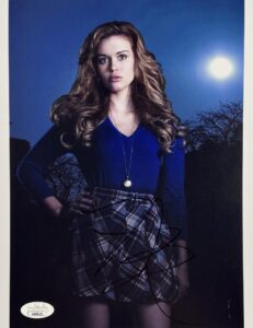 holland roden autographed signed 8x10 photo escape room teen wolf jsa certified authentic ah96191