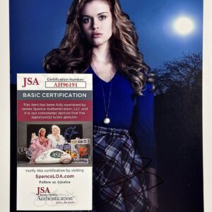 HOLLAND RODEN Autographed SIGNED 8x10 PHOTO Escape Room Teen Wolf JSA Certified Authentic AH96191