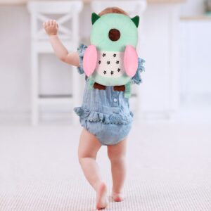 Mounting UP Baby Toddler Walker Head Protector Backpack Adjustable Wear Head Protection Safety Pad Backpack Baby Toddler & Walker Walking & Crawling Cute Owl MTY