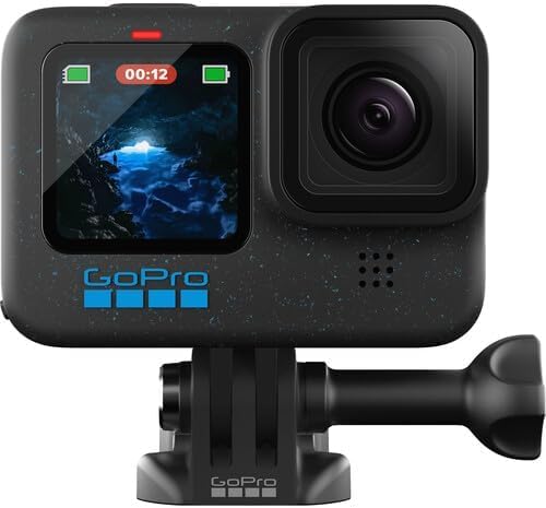 GoPro HERO12 Black 5.3K Action Camera Bundle with 128GB Card and 50 Accessories