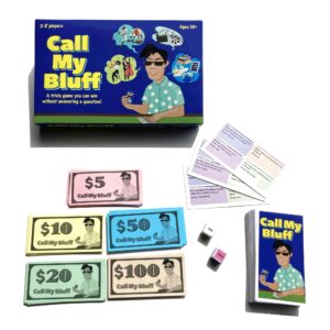 Call My Bluff: A Trivia Game You Can Win Without Answering a Question - Fun Family Card Game for Adults and Teens