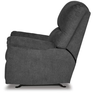 Signature Design by Ashley Miravel Casual Manual Rocker Recliner, Gray