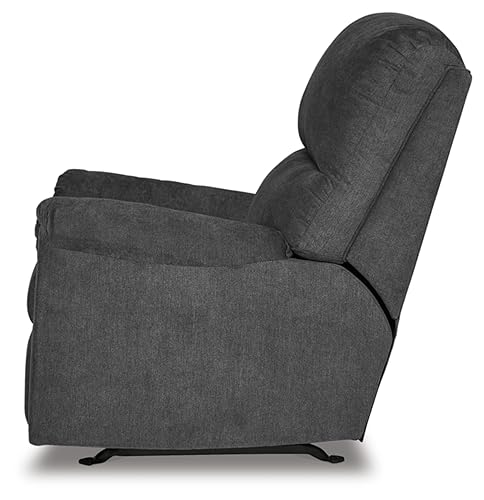 Signature Design by Ashley Miravel Casual Manual Rocker Recliner, Gray