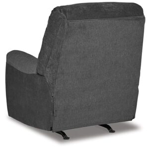 Signature Design by Ashley Miravel Casual Manual Rocker Recliner, Gray