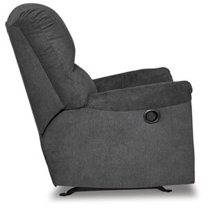 Signature Design by Ashley Miravel Casual Manual Rocker Recliner, Gray