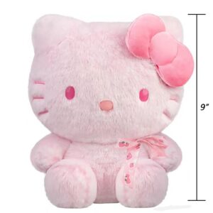 Comtaric 9 Inch Pink Kitty Plush - The Perfect for Birthdays, Halloween, and Christmas