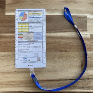 Crystal Pilot Certified IFR Training Glasses/ View Limiting Goggles with Strap & IFR Cheat Sheet for Exam Test Prep (With Strap & IFR Cheat Sheet)