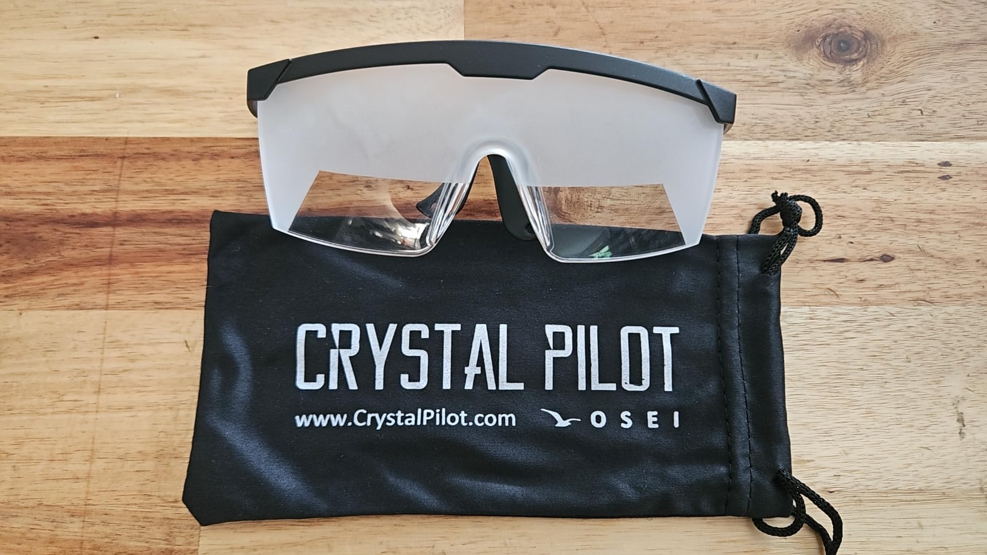 Crystal Pilot Certified IFR Training Glasses/ View Limiting Goggles with Strap & IFR Cheat Sheet for Exam Test Prep (With Strap & IFR Cheat Sheet)