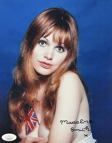 MADELINE SMITH Autograph SIGNED 8x10 PHOTO Theatre of Blood Bond JSA Certified Authentic AH96147