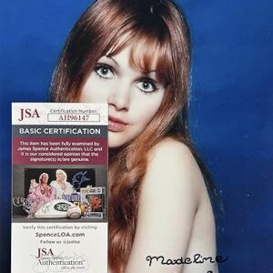 MADELINE SMITH Autograph SIGNED 8x10 PHOTO Theatre of Blood Bond JSA Certified Authentic AH96147