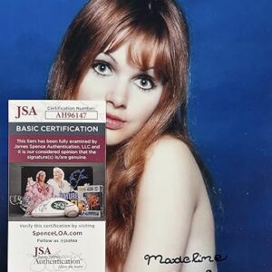 MADELINE SMITH Autograph SIGNED 8x10 PHOTO Theatre of Blood Bond JSA Certified Authentic AH96147