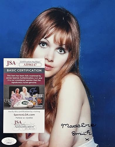 MADELINE SMITH Autograph SIGNED 8x10 PHOTO Theatre of Blood Bond JSA Certified Authentic AH96147