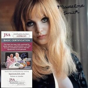 MADELINE SMITH Autograph SIGNED 8x10 PHOTO The Vampire Lovers JSA Certified Authentic AH96145