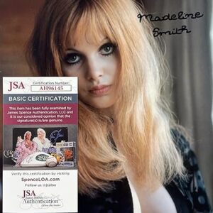 MADELINE SMITH Autograph SIGNED 8x10 PHOTO The Vampire Lovers JSA Certified Authentic AH96145