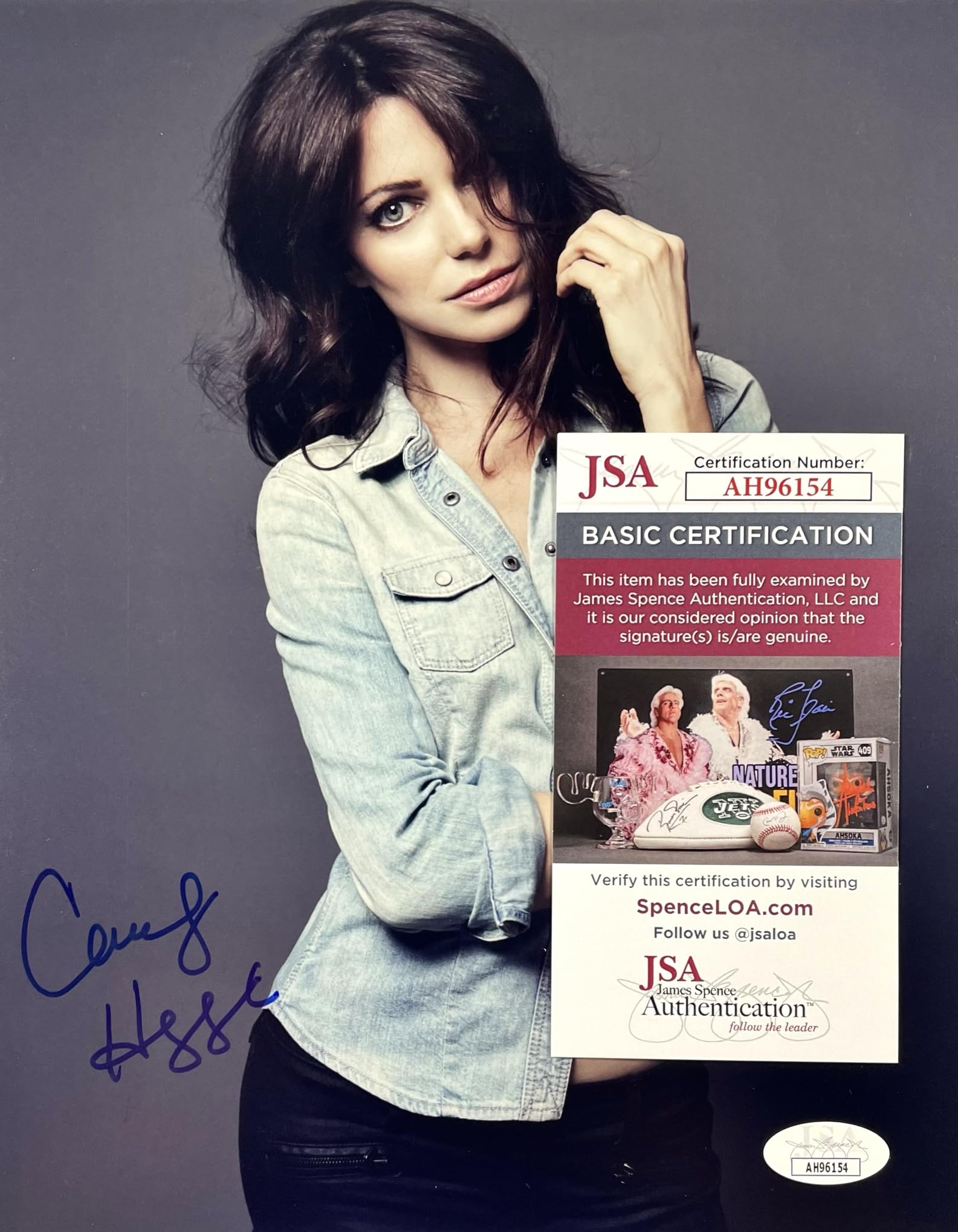 COURTNEY HENGGELER Autograph SIGNED 8x10 PHOTO The Big Bang Theory Cobra Kai JSA Certified Authentic AH96154