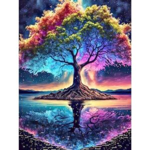 cnitur diy 5d diamond painting kits for adults diamond art tree of life diamond painting full drill crystal rhinestone embroidery craft kits for home wall decor gifts, diamond art kits b10045