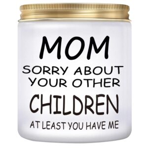 gift for mom from daughter birthday gift for mom from son -7ozsoy wax lavender long burn time scented candle- unique bday christmas mother day presents for mother who wants nothing