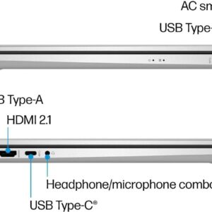 HP 2023 Newest 17 Laptop, for Business and Students, 17.3 Inch Display, Intel Core i3-1125G4 Processor, 16GB RAM, 512GB SSD, Intel UHD Graphics, WiFi, Bluetooth, USB A&C, Windows 11 Home in S Mode
