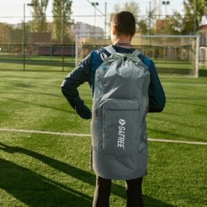 G4Free Extra Large Mesh Ball Bag Soccer Ball Bag Basketball Bag Football Bag Equipment Large Storage Carry Bag Volleyball Bag for Soccer Basketball Football Volleyball Swimming Grey