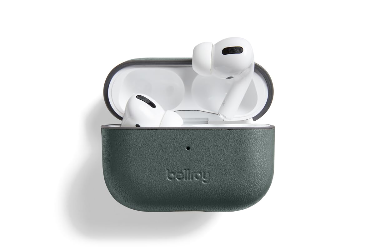 Bellroy Pod Jacket Pro 2nd Generation – (Leather Case for Apple AirPods Pro 2nd Generation) - Everglade