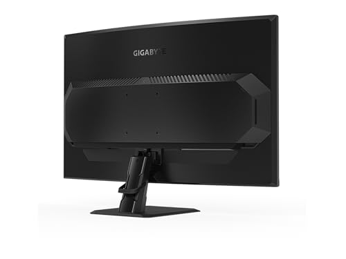 GIGABYTE GS32QC 31.5" 165Hz 1440P Curved Gaming Monitor, 2560x1440 VA 1500R Display, 1ms (MPRT) Response Time, HDR Ready, 1x Display Port 1.4, 2X HDMI 2.0,Black