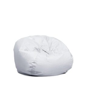 big joe classic bean bag chair, gray smartmax, durable polyester nylon blend, 2 feet round