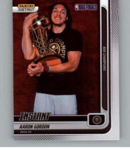 2023 panini instant nba champions denver nuggets (from box set) #7 aaron gordon nba basketball trading card