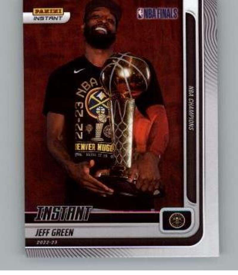 2023 Panini Instant NBA Champions Denver Nuggets (from box set) #8 Jeff Green NBA Basketball Trading Card