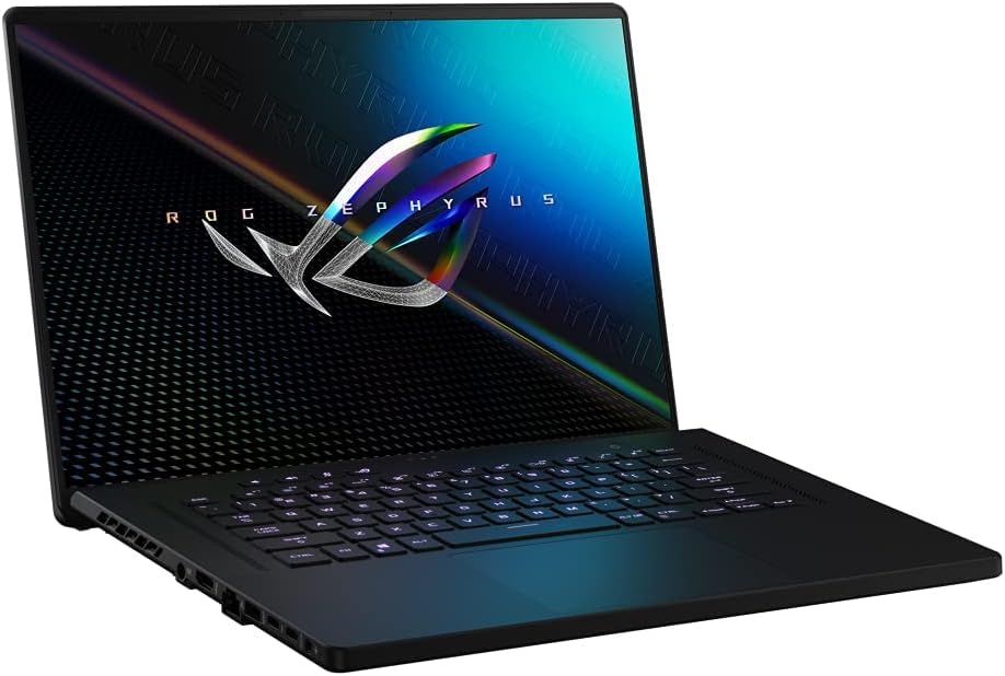 ASUS ROG Zephyrus M16 16″ WQXGA (2560×1600) 165Hz Gaming Laptop - 12th Gen Intel Core i9-12900H 14-Core up to 5.0 GHz CPU, 24GB DDR5 RAM, 1TB PCIe SSD, GeForce RTX 3070 Ti 8GB GDDR6, Windows 11 Pro