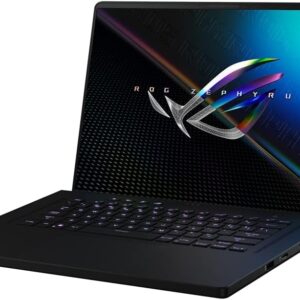 ASUS ROG Zephyrus M16 16″ WQXGA (2560×1600) 165Hz Gaming Laptop - 12th Gen Intel Core i9-12900H 14-Core up to 5.0 GHz CPU, 24GB DDR5 RAM, 1TB PCIe SSD, GeForce RTX 3070 Ti 8GB GDDR6, Windows 11 Pro