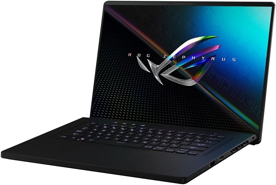 ASUS ROG Zephyrus M16 16″ WQXGA (2560×1600) 165Hz Gaming Laptop - 12th Gen Intel Core i9-12900H 14-Core up to 5.0 GHz CPU, 24GB DDR5 RAM, 1TB PCIe SSD, GeForce RTX 3070 Ti 8GB GDDR6, Windows 11 Pro