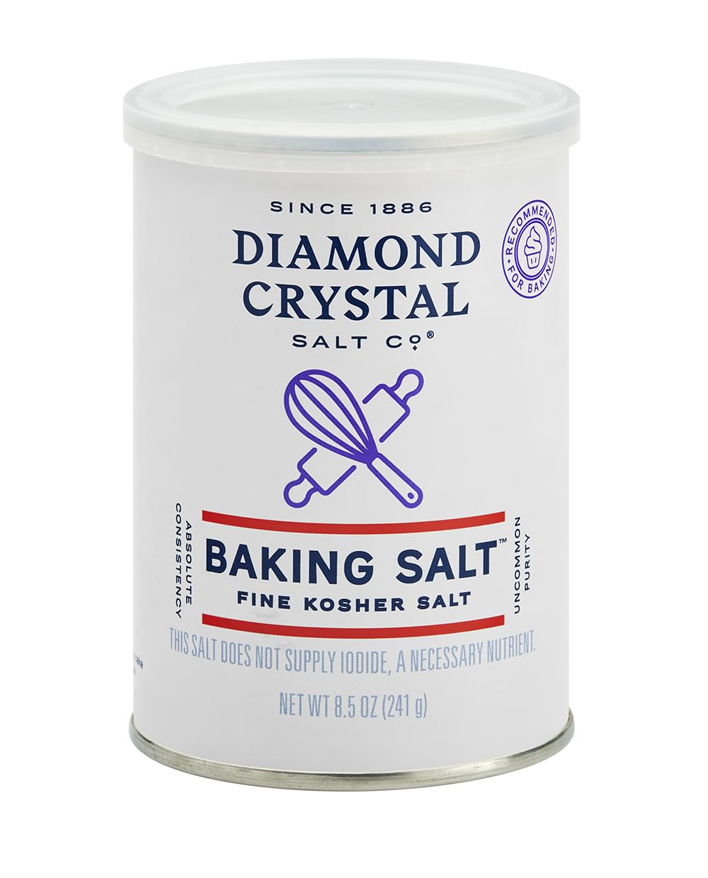 Diamond Crystal Baking Salt, Fine Kosher Salt 8.5oz