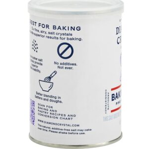 Diamond Crystal Baking Salt, Fine Kosher Salt 8.5oz