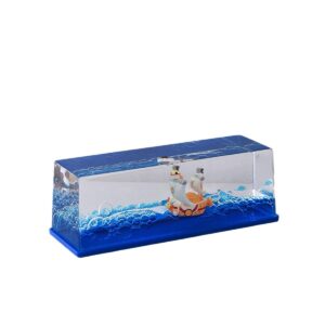 Aimery Cruise Ship Fluid Drift Bottle, Unsinkable Boat in A Box,Cruise Ship Fluid Drift Bottle, Unsinkable Cruise Ship Toy,Model Decor for Desk Decor Display Cases and Gifts.