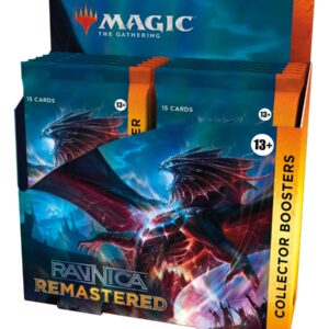 Magic: The Gathering Ravnica Remastered Collector Booster Box - 12 Packs (180 Magic Cards)