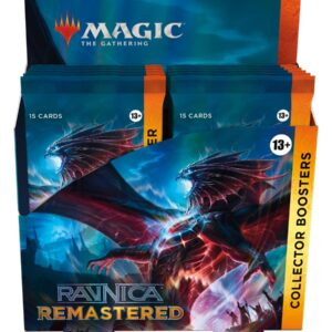 Magic: The Gathering Ravnica Remastered Collector Booster Box - 12 Packs (180 Magic Cards)