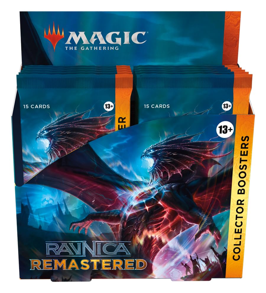 Magic: The Gathering Ravnica Remastered Collector Booster Box - 12 Packs (180 Magic Cards)