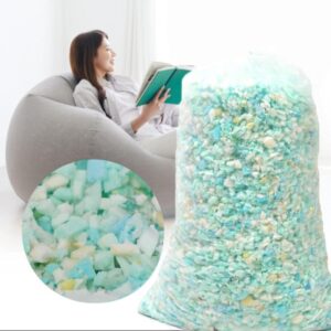 HDMLDP 5LBS Bean Bag Filler High Density Shredded Memory Foam Pillow Stuffing Beanbag Filling for Couch Big Joe Bean Bag Chair