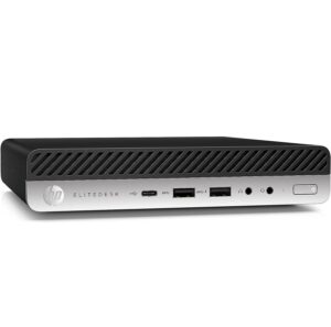 hp elitedesk 800 g4 mini tiny business pc, intel hexa-core i5-8500t up to 3.5ghz, 16gb ddr4 ram, 256gb nvme ssd, dual monitor support, wifi, bluetooth, hdmi, displayport, win11 pro 64-bit (renewed)