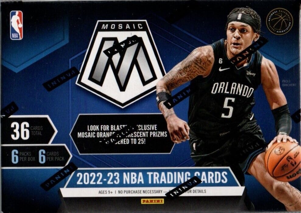 2022-23 Panini Mosaic Basketball Trading Card Blaster Box