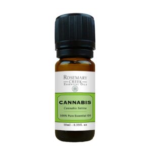 Cannabis Essential Oil (Cannabis Sativa) – 100% Pure and Natural – Great Relaxing Properties – by Rosemary Creek Essential Oils (10 ml (0.33 Fl. oz))