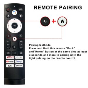 LAZTZQ Replacement Remote Control for Smart Hisense TV Models 43A6H 65U6H 65U6H 75U6H 55A6H 55A6H 65A6H 75A6H 55u6hh 55uhh 75H 75h 75h (Infrared Function)