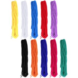 timgle 200 pcs tipped lacing yarn for kids colored threading for beading colorful craft string creative beading cord for weaving jewelry making crafts arts stringing projects supplies motor skills
