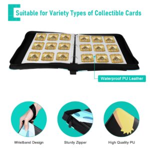 OCCKIC 9 Pocket Card Binder,Card Binder for Cards,900 Pockets Trading Card Binder with 50 Removable Sleeves,Card Binder Book for MTG, Game Cards, Baseball Sport Cards